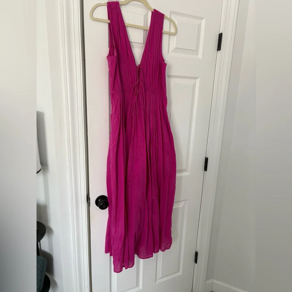 Abercrombie & Fitch Fuchsia Maxi Dress